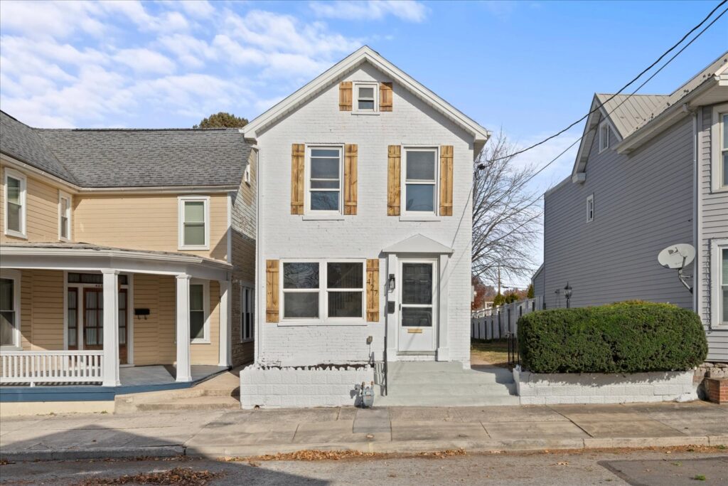 Front of a house we bought fast in Providence, RI.